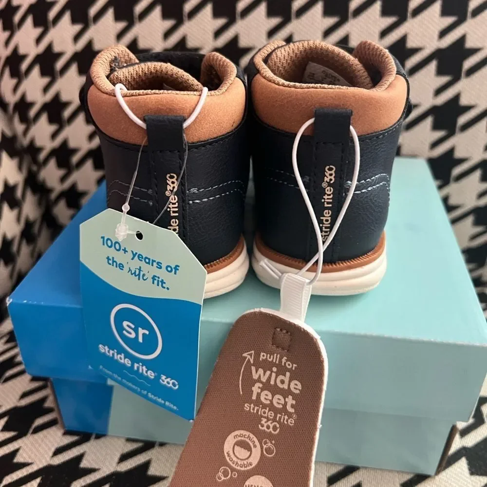 Stride Rite 360 Olive Boots Infant- Size‎ 4